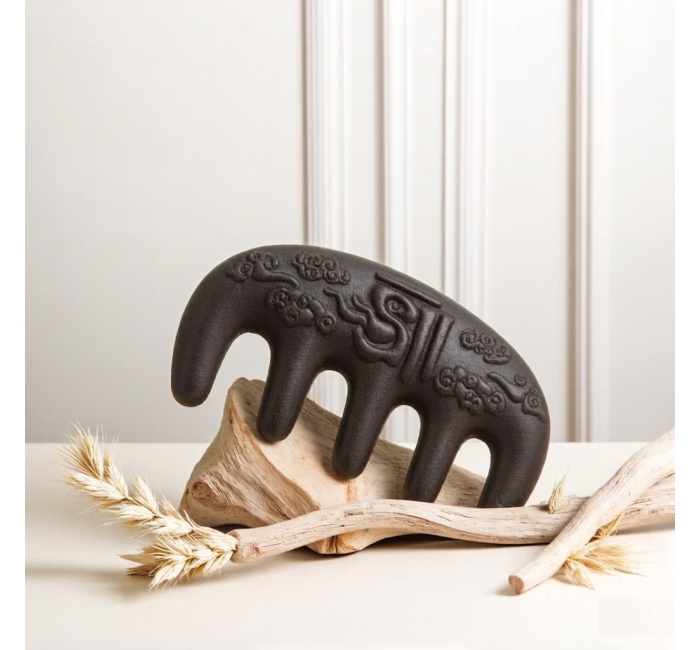 Herbal Cloud Pattern Wellness Comb