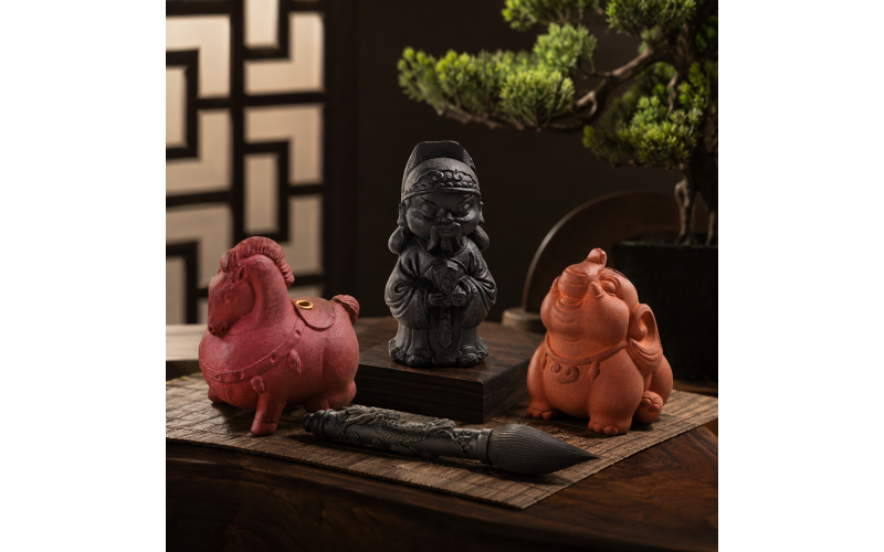 本草雲紋福梳